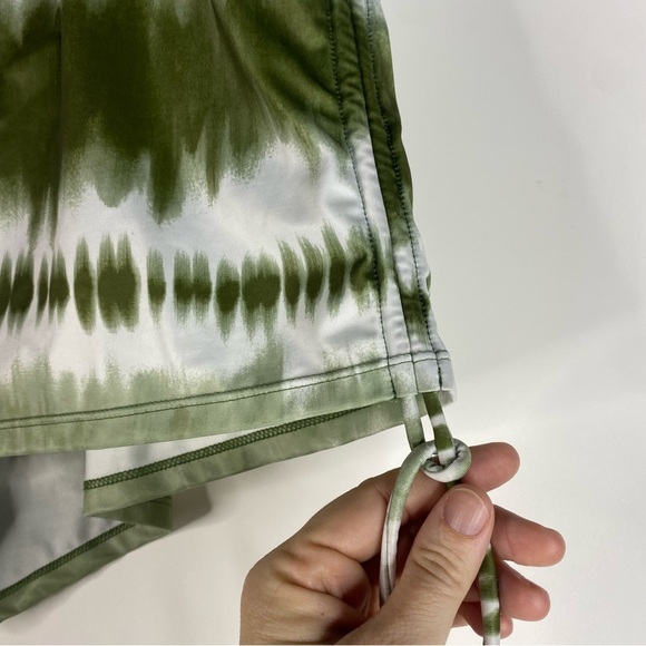 Cacique SWIM Tankini Bathing Suit Set 28 Plus Green Washy Stripes - Picture 10 of 15